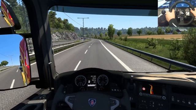 ETS 2 - Scania R480 Transporting 2 Scania Trucks from Sodertalje смотреть онлайн