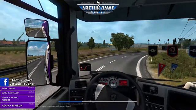 Kassel, Germany to Calais, France - Euro Truck Simulator 2 | TruckersMP | Logitech G29 смотреть онлайн