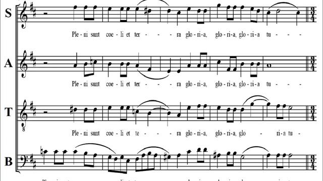 Mozart - KV626 - Requiem - 11 - Sanctus - Bass смотреть онлайн