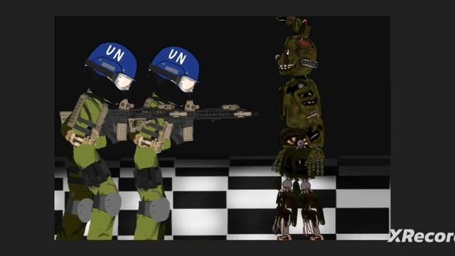 UN vs спрингтрап в рисуем мультфильмы 2 смотреть онлайн