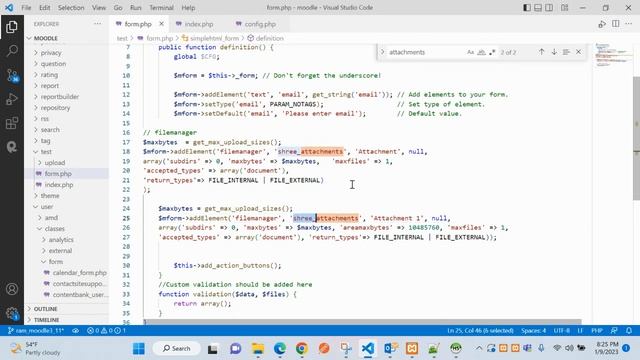 Moodle Tutorial for Developers (Part-6: Filemanager part -1) смотреть онлайн