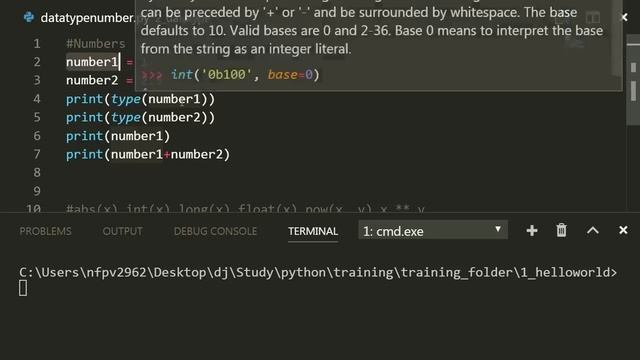 Python Number Datatype смотреть онлайн