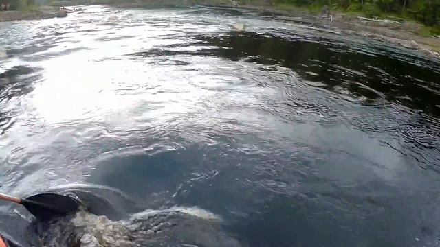 Сплав по реке ШУЯ, июль 2020 г., прохождение порога Кеняйкоски, 3 к.с., малая вода! смотреть онлайн