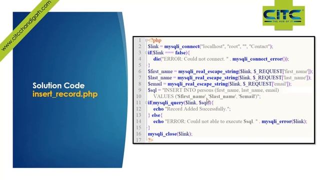 PHP Inserting Records Video Tutorials смотреть онлайн