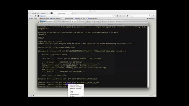 Getting Started with Mongo Monitoring Service (MMS) on OpenShift Platform as a Service (PaaS) смотреть онлайн