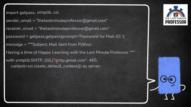 Sending Mail using Python смотреть онлайн