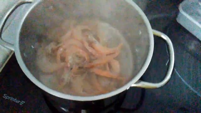 Креветки белые вареные.gambas blancas.кухня Андалусии. смотреть онлайн