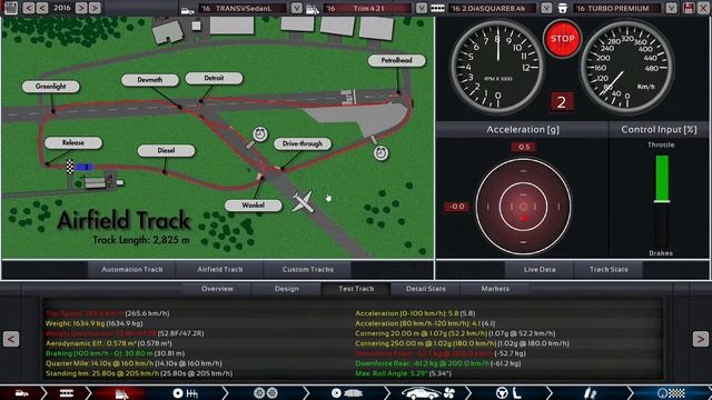 Automation The Car Company Tycoon Game B170608 BEST 2 LITER I4 ENGINE TUNING MODES
