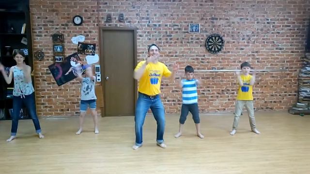 Эксперимент в стиле "body percussion"- funk rhythm смотреть онлайн