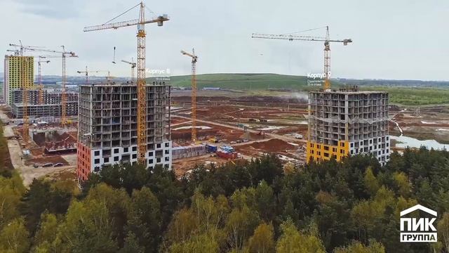 Саларьево парк | Ход строительства. Май | ПИК смотреть онлайн
