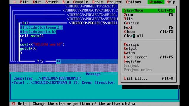 Turbo C++ Program Run Time Error and Program Compile Error Solution | Turbo C++ Errors смотреть онлайн