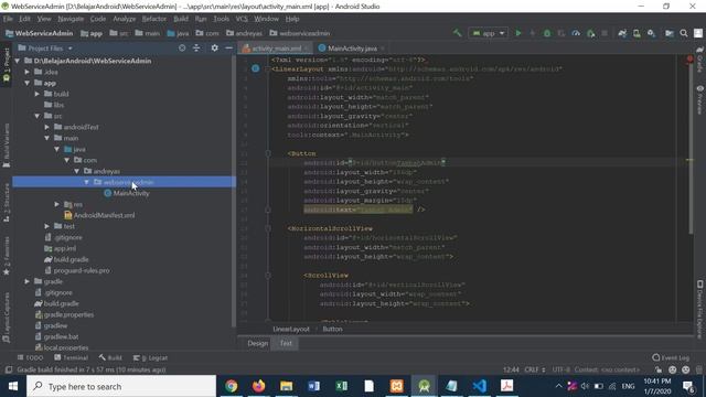IMPLEMENTASI CLIENT SERVER PHP(MYSQL) DAN ANDROID part 1 смотреть онлайн