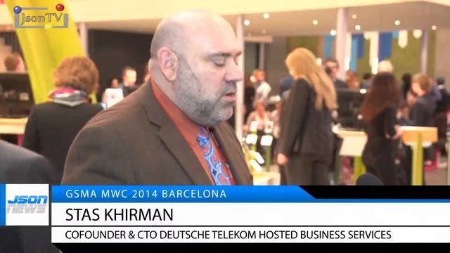 MWC-2014 - Stas Khirman - Deutsche Telekom - Json TV смотреть онлайн