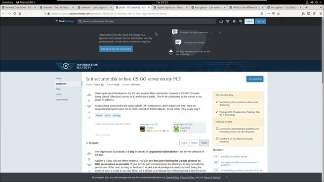 More Security Stack Exchange смотреть онлайн