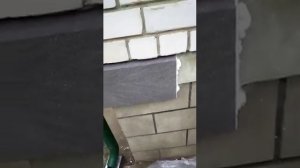 Монтаж термопанелей под расшивку на цоколь.