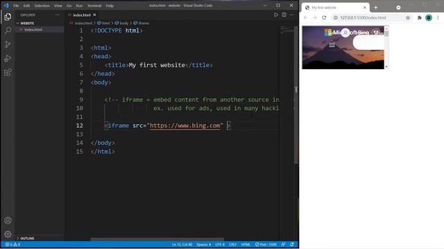 Learn HTML iframes in 3 minutes ?️ смотреть онлайн