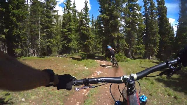 Rocky Mountain Rippin' - Miners Creek Trail - Mountain Biking Frisco, Colorado смотреть онлайн