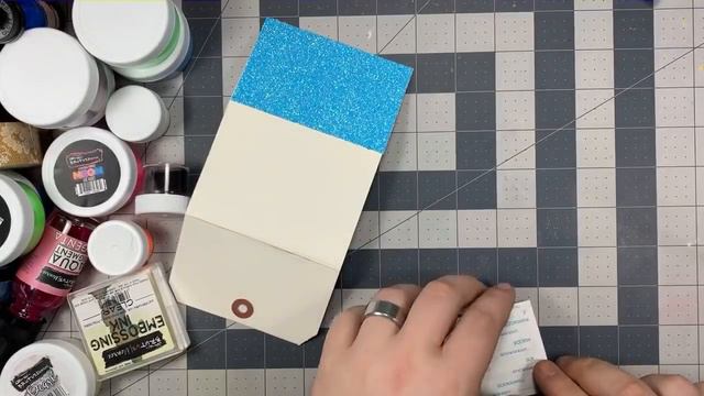 Making A Gift Card Holder With This Month Stencil Of The Month!
