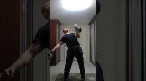 Как правильно дышать при жиме гири стоя! Личное открытие и мнение! Задача на будущее!))