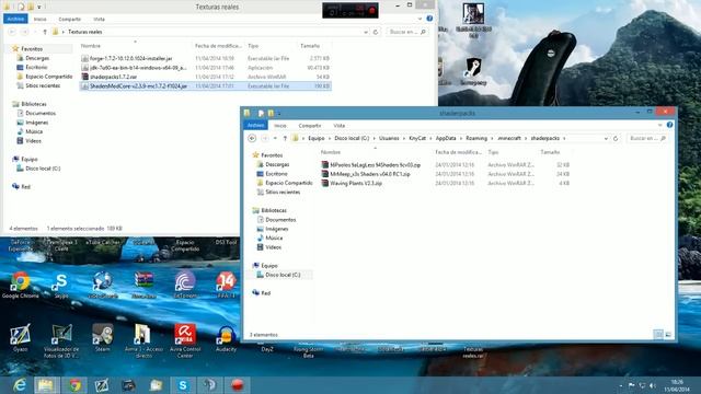 Shaders en Minecraft + Texturas reales + java 64 bits смотреть онлайн