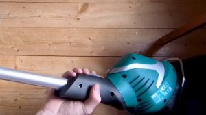Сборка и кошение электрокосы Bosch Art 30. Как отключить автоматическую подачу лески при остановке.