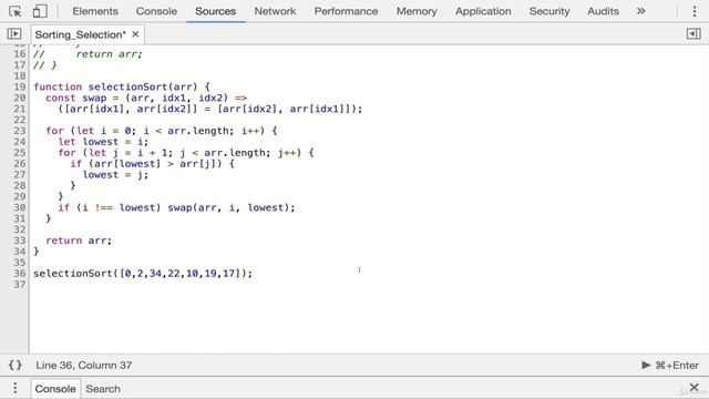 60 Selection Sort Big O Complexity смотреть онлайн