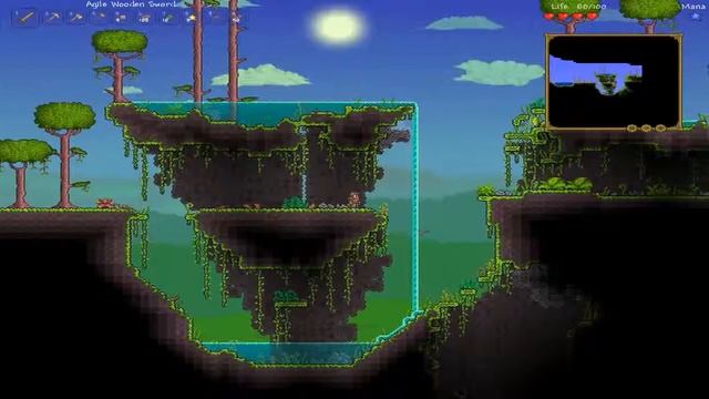 Terraria 1.2 - Прохождение - Часть 2 - Ходячие рыбы о0 смотреть онлайн
