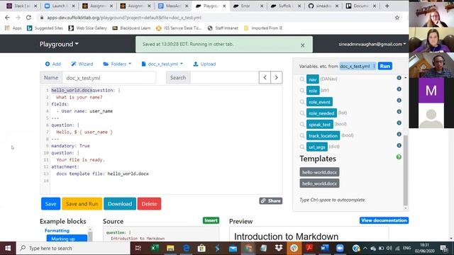 Teaching Tuesday Ep 03: Docassemble + .docx смотреть онлайн