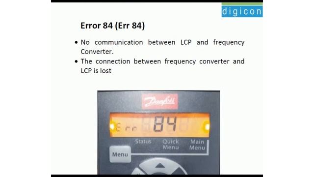 How to Troubleshoot and Diagnose the Error 84 in Danfoss VFD's? || DIGICON AUTOMATION || DANFOSS смотреть онлайн