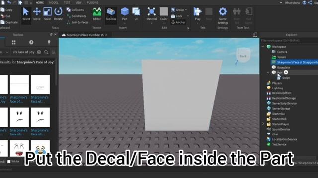 How to make Face Changer (ROBLOX Studio) смотреть онлайн