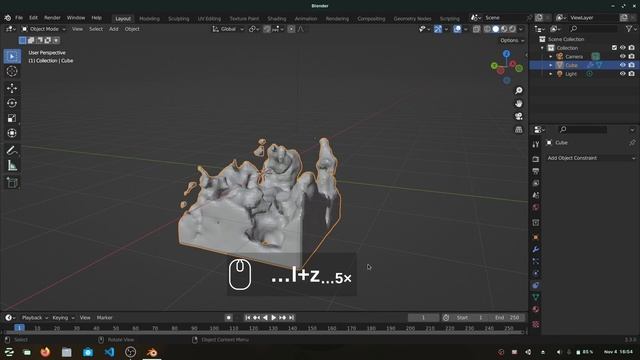 Blender 3D - MINECRAFT Procedural Terrain By GEO-NODES - Blender Tutorial смотреть онлайн