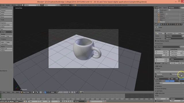 Creating a Mug Using Blender Part 2 смотреть онлайн
