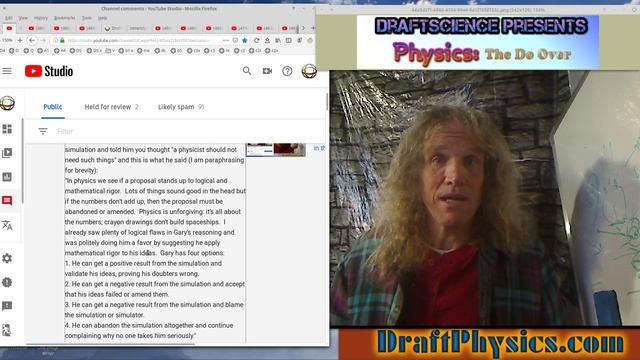 DraftScience vs comments & some pyrrho314 BS смотреть онлайн