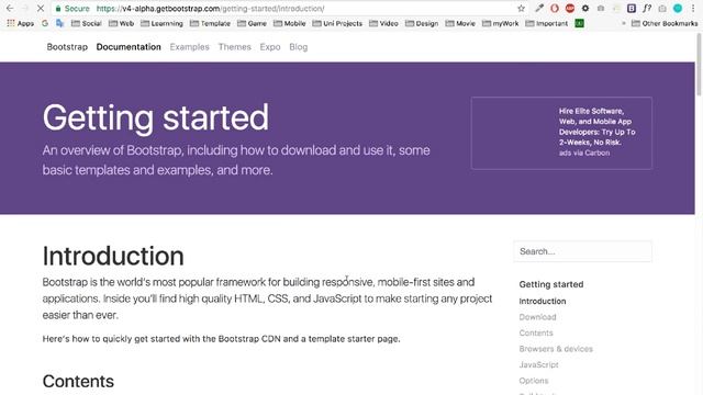 [Learn Bootstrap 4] #1 : introduction and what i need ? смотреть онлайн