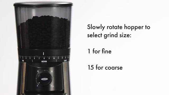 How to Use the OXO Brew Conical Burr Coffee Grinder смотреть онлайн