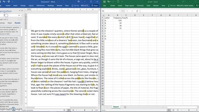 MS EXCEL Use Ctrl F to Count Letters in Sample Text смотреть онлайн