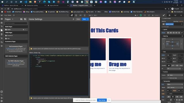 Create Draggable elements in Webflow in just 1 minute смотреть онлайн