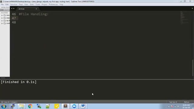 Python - Exceptions and File смотреть онлайн
