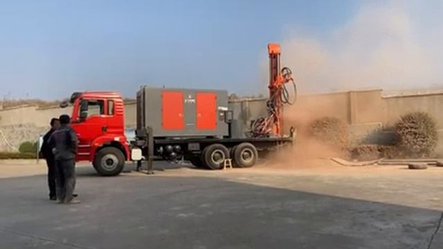 6x4 Water Well Drilling truck borehole Truck Bolehole Lorry смотреть онлайн