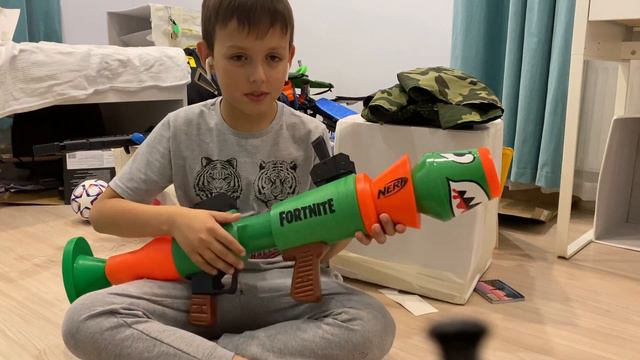 БАЗУКА NERF Fortnite RL Blaster за 4000 руб. КАК СТРЕЛЯЕТ?