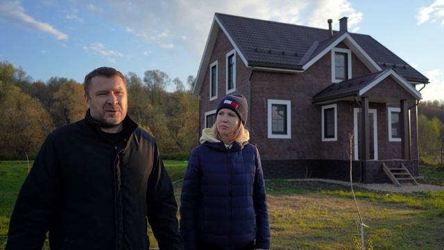 Дом из СИП панелей облицованный фасадными панелями Каньон смотреть онлайн