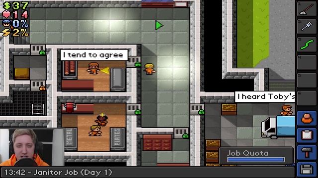 The Escapists: THEY HAVE TAZERS?! (Part 31) смотреть онлайн
