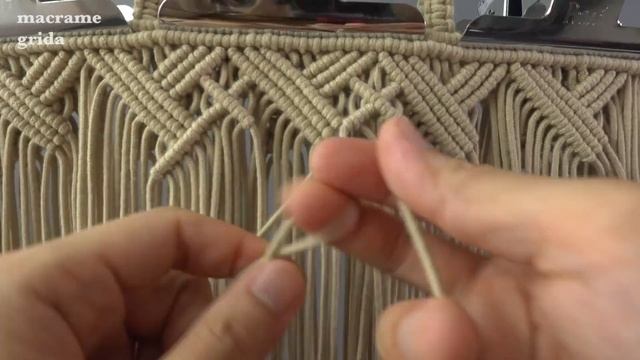 Macrame Bag A to Z - chapter 12 tote bag/ 마크라메 토트백 만들기 смотреть онлайн