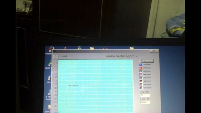 SONY SLV SE710 замер АЧХ