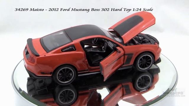 34269 Maisto 2012 Ford Mustang Boss 302 124 Scale Diecast Wholesale смотреть онлайн