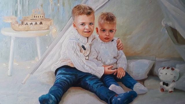 Картина маслом по фото на холсте смотреть онлайн