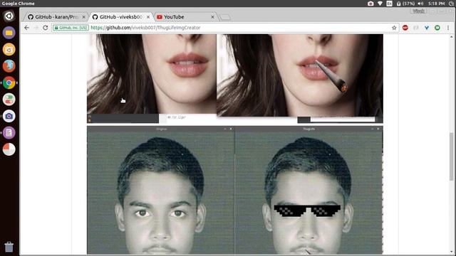 Thug Life Image Creator Python Script Using OpenCV смотреть онлайн