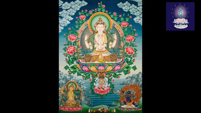 Chenrezig om mani padme hum mantra - Phakyab Rinpoche смотреть онлайн