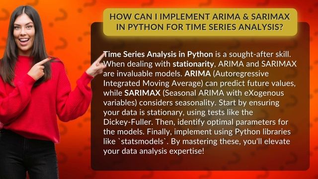 How Can I Implement ARIMA & SARIMAX in Python for Time Series Analysis? смотреть онлайн