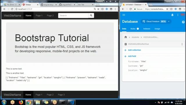 AngularFirebase Connectivity-call +917386777822 for training callroom/online смотреть онлайн
